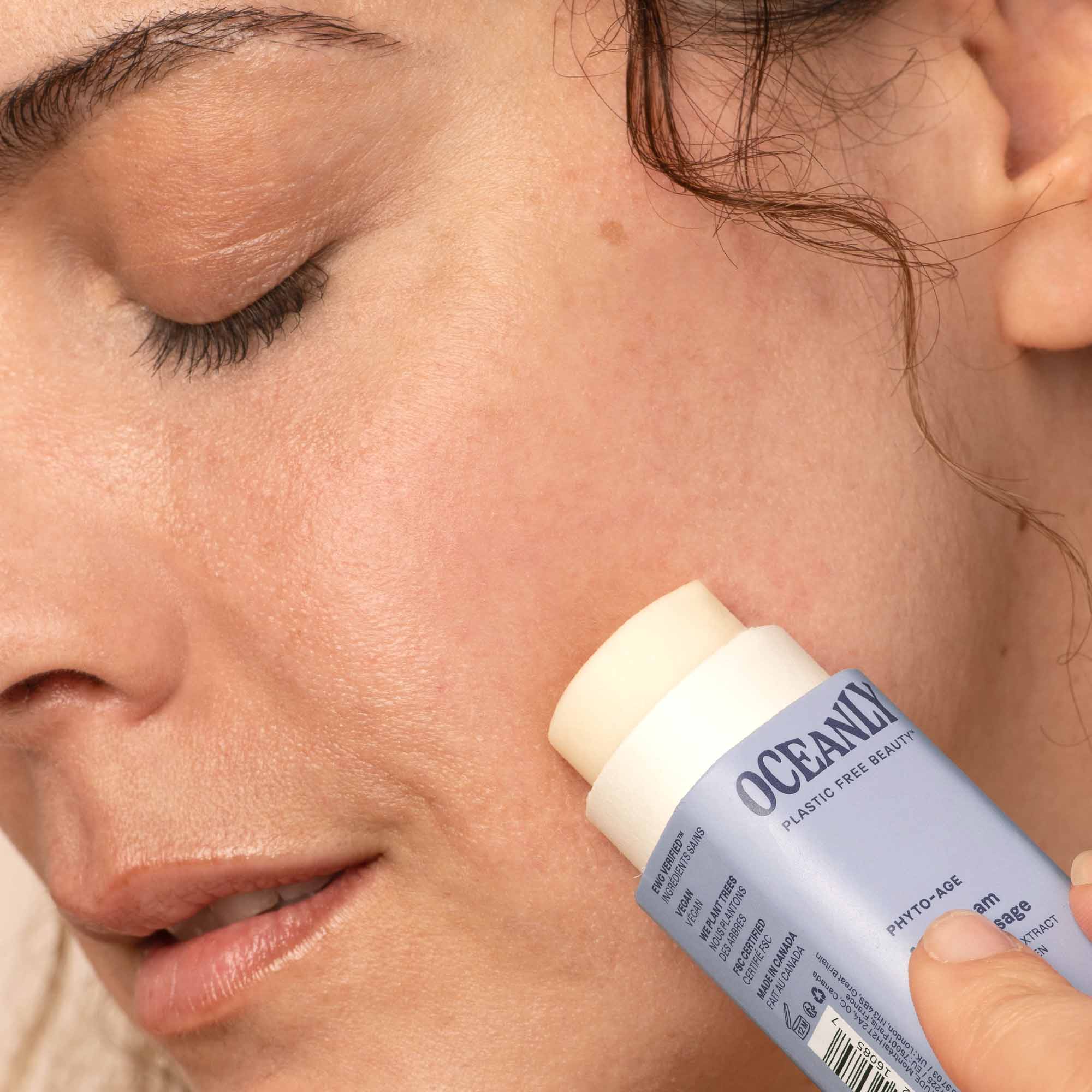 Anti-Aging Solid Face Cream with Peptides, Mini