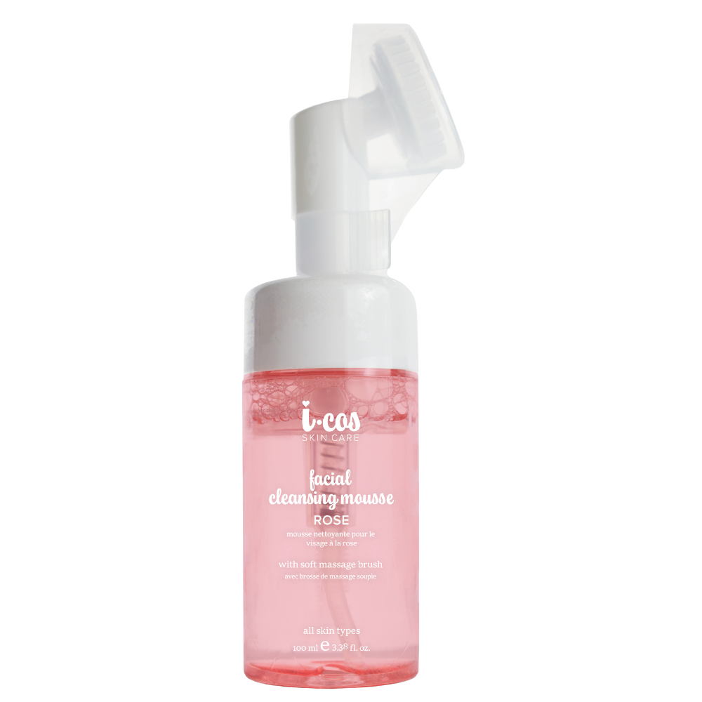 I-Cos Cleansing Mousse - Rose - 100 ml
