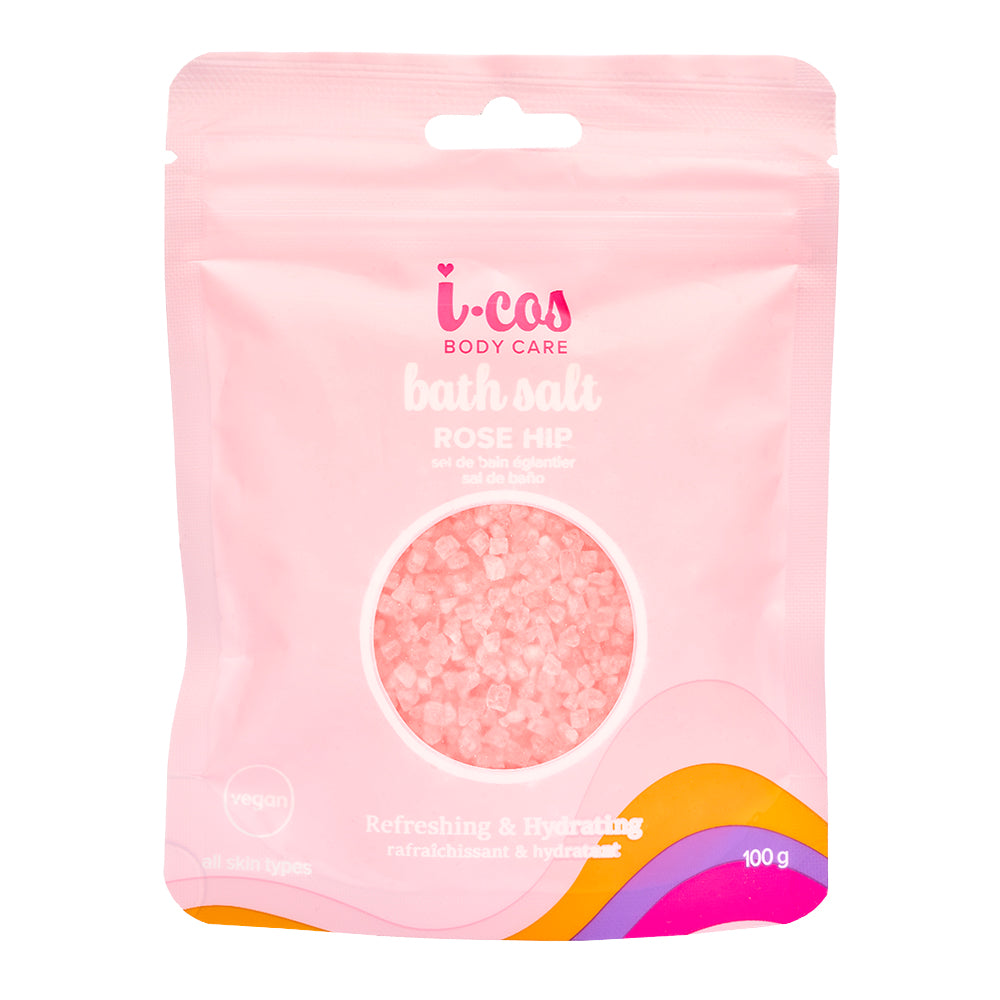 I-Cos Bath Salt - Rose Hip acid - 100g