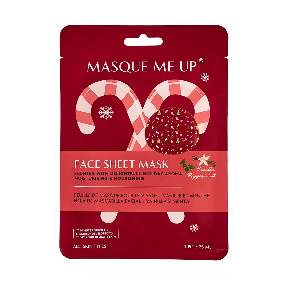 Christmas Face sheet mask - Peppermint