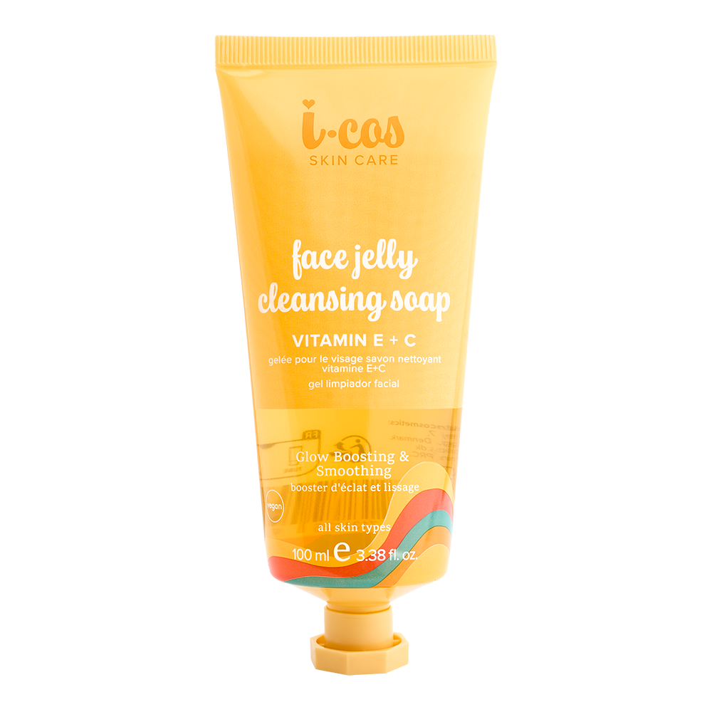 I-Cos Face Jelly Cleansing Soap - Vitamin C - 100 ml