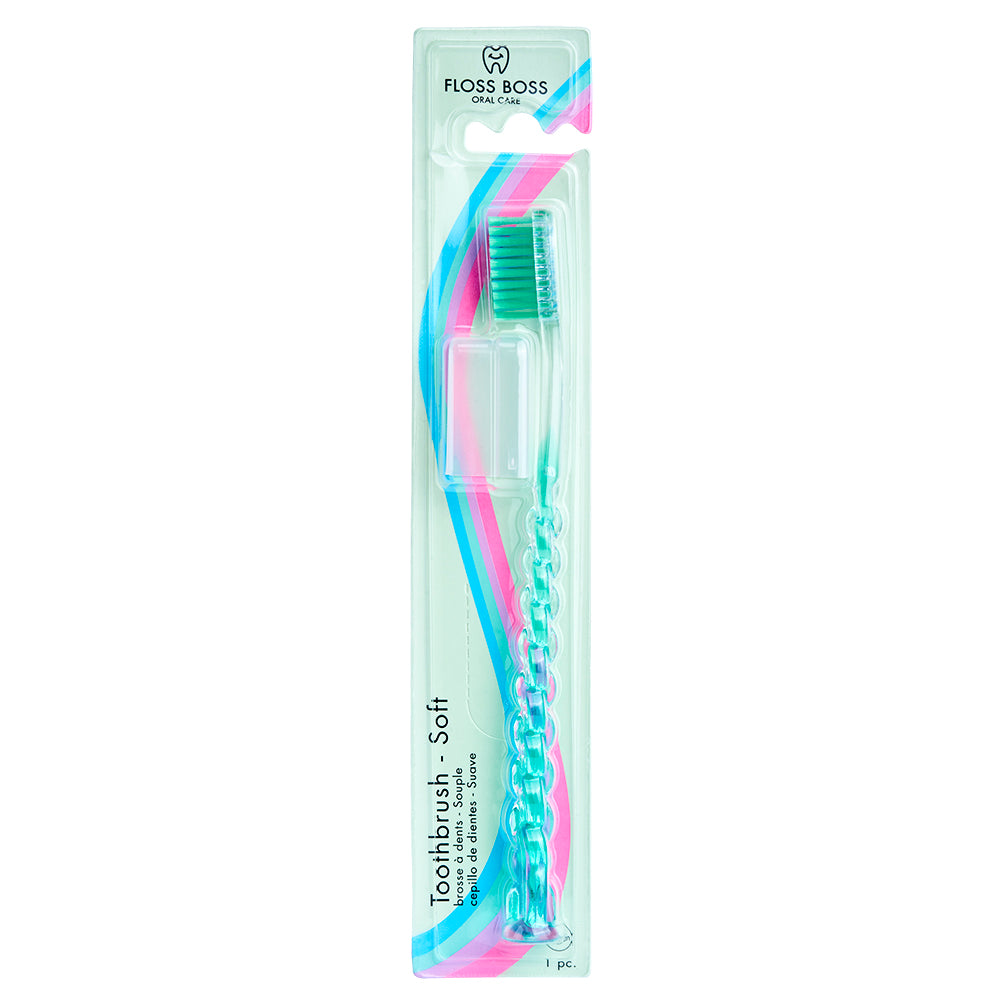 Oral Care Toothbrush - Neon Mint - 1 pc