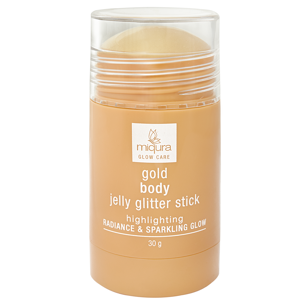 Miqura Body Jelly Glitter Stick - Gold