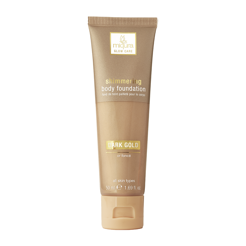 Miqura Shimmering Body Foundation - Dark Gold