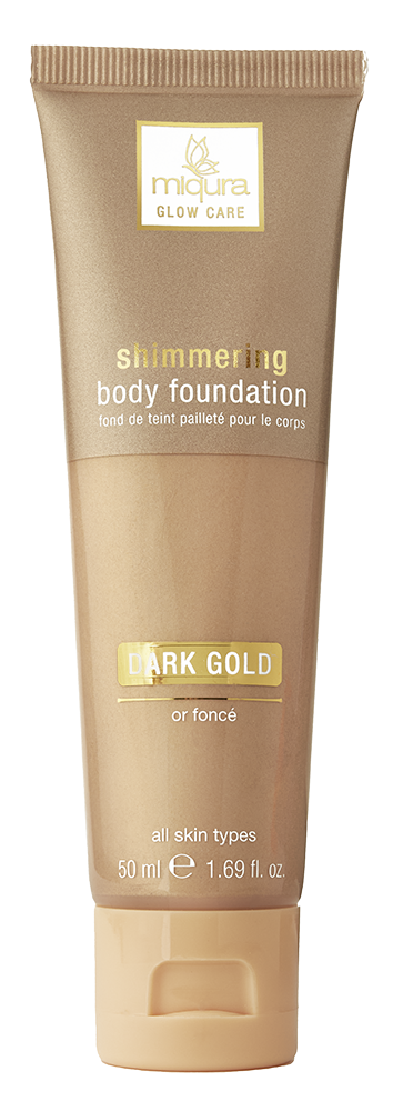 Miqura Shimmering Body Foundation - Dark Gold