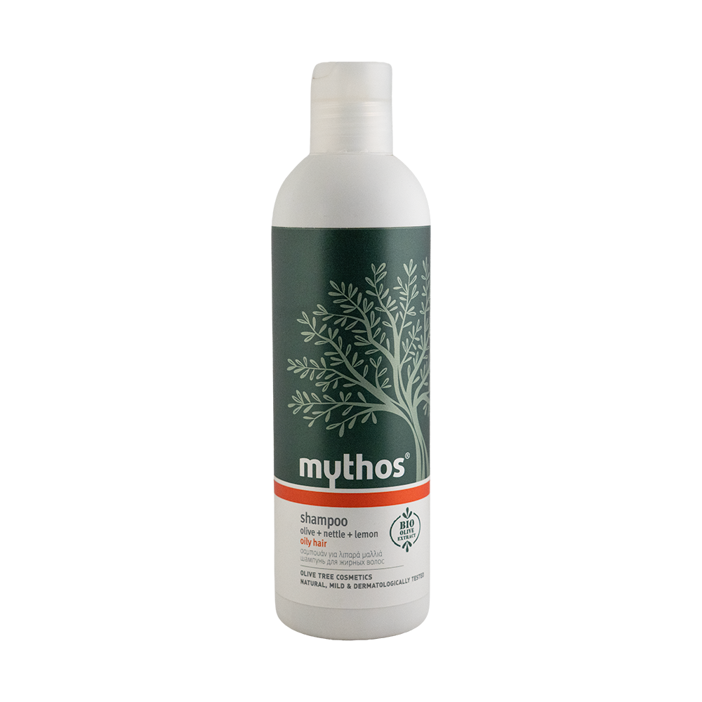 Mythos Olive Shampoo - Nettle & Lemon - 300 ml