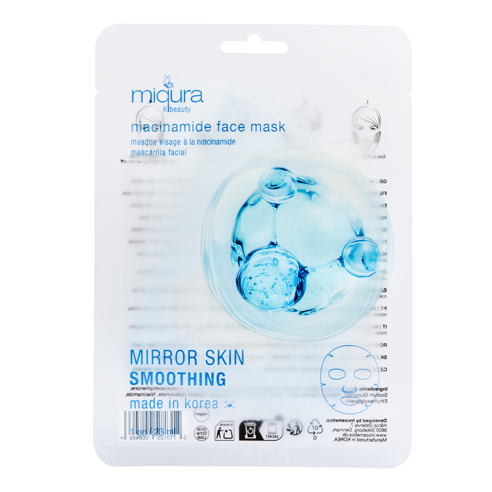 Miqura K-beauty - niacinamide face mask