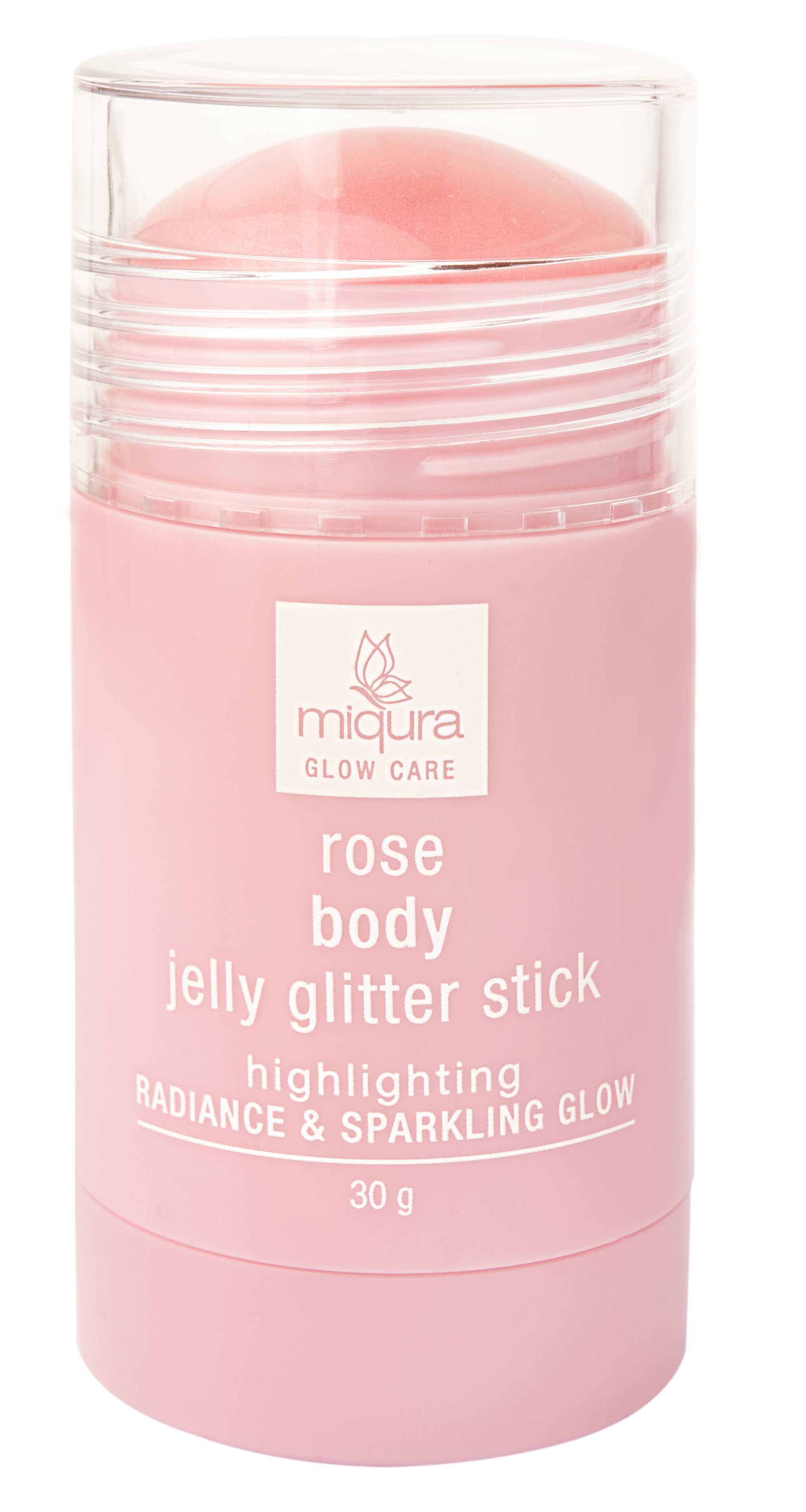 Miqura Body Jelly Glitter Stick - Rose