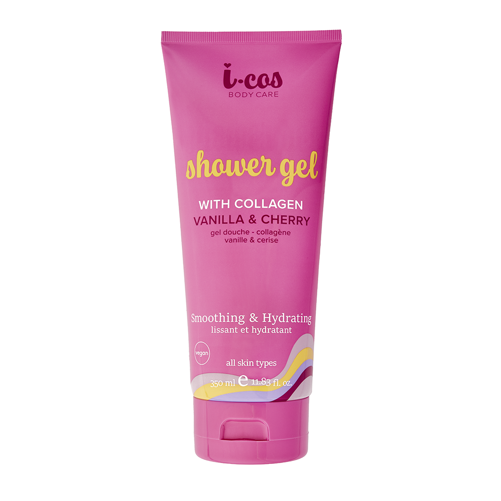 I-Cos Shower Gel - Vanilla & Cherry - 350 ml