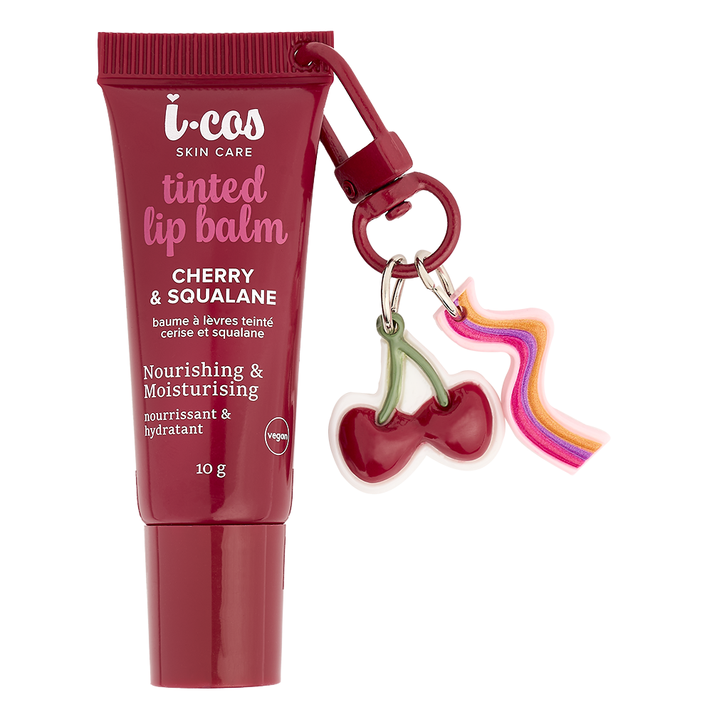 I-Cos Tinted Lip Balm - Cherry med charm - 10 g