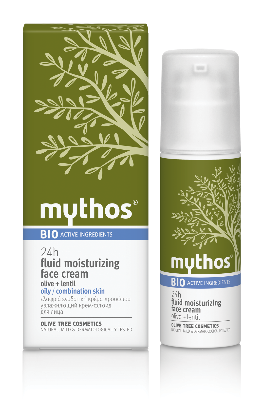 24h Fluid Moisturizing Face Cream Olive & Lentil