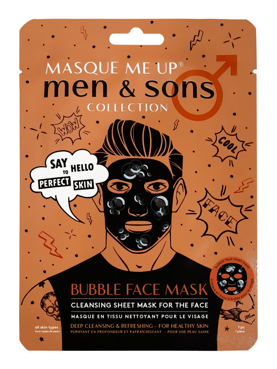 Men & Sons Bubble Face Mask