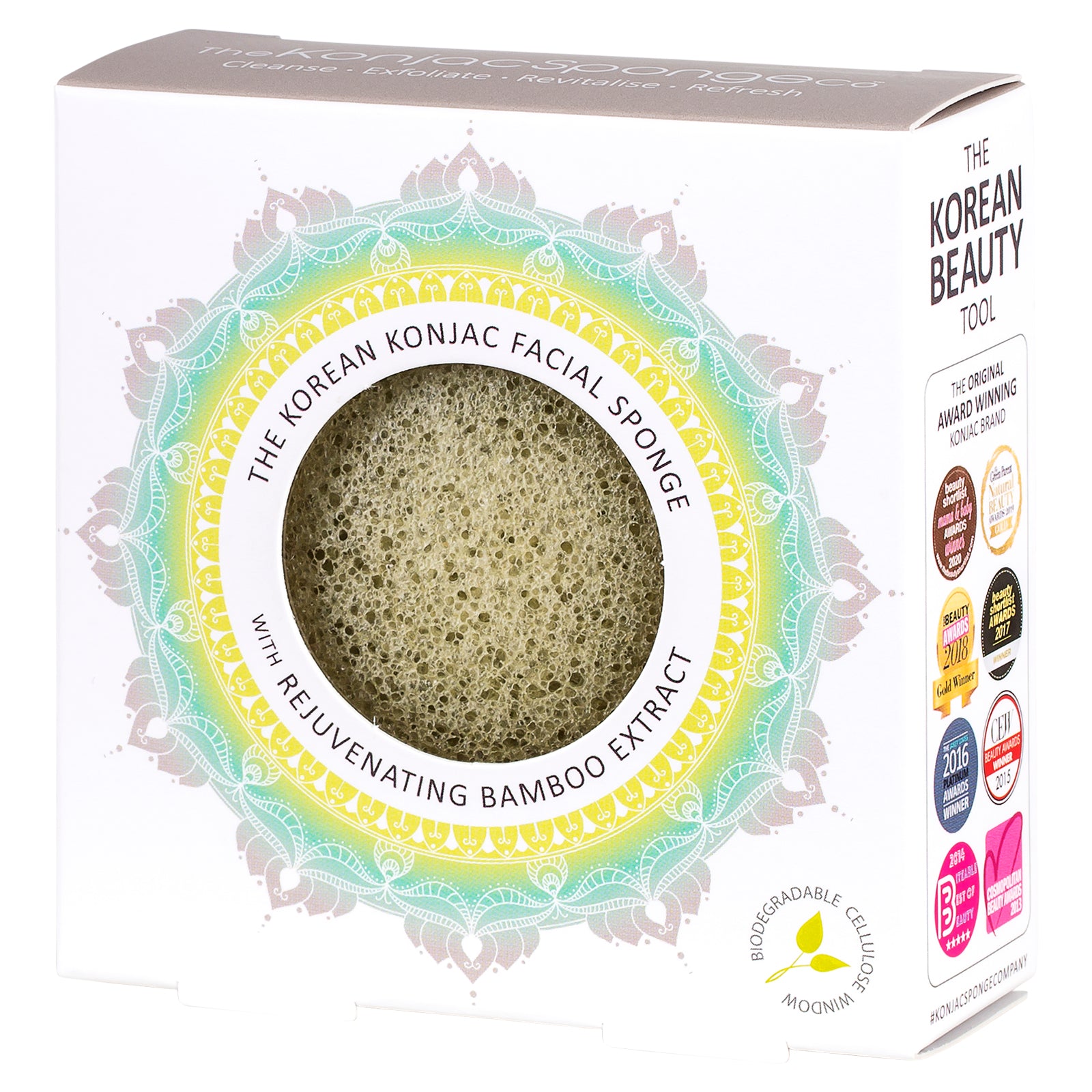 Mandala Facial Sponge with Bamboo Extract