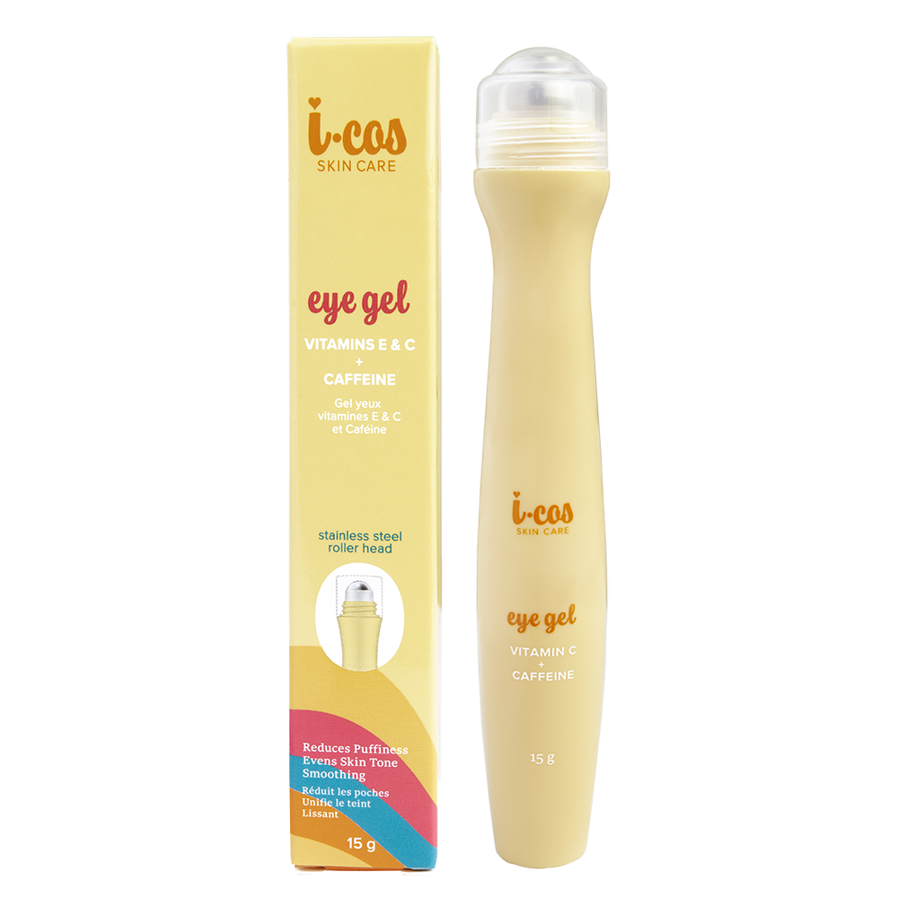 I-Cos Eye Gel Vitamin E &amp; C + Caffeine, 15 g
