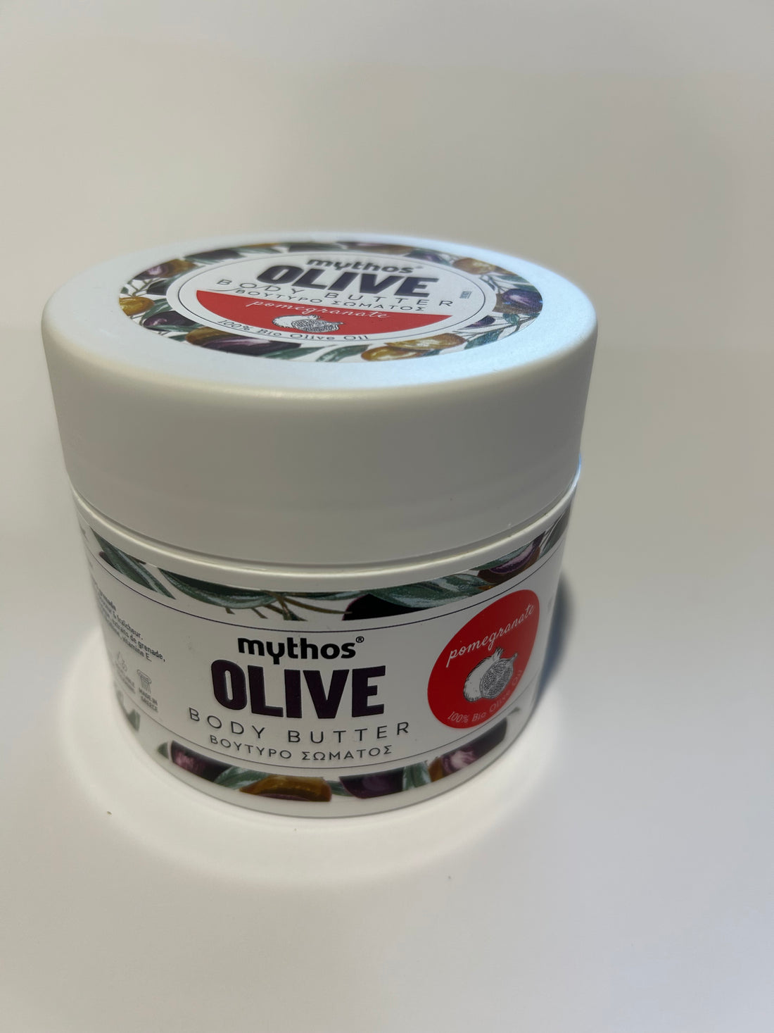 Mythos olive body butter m. pomegranate