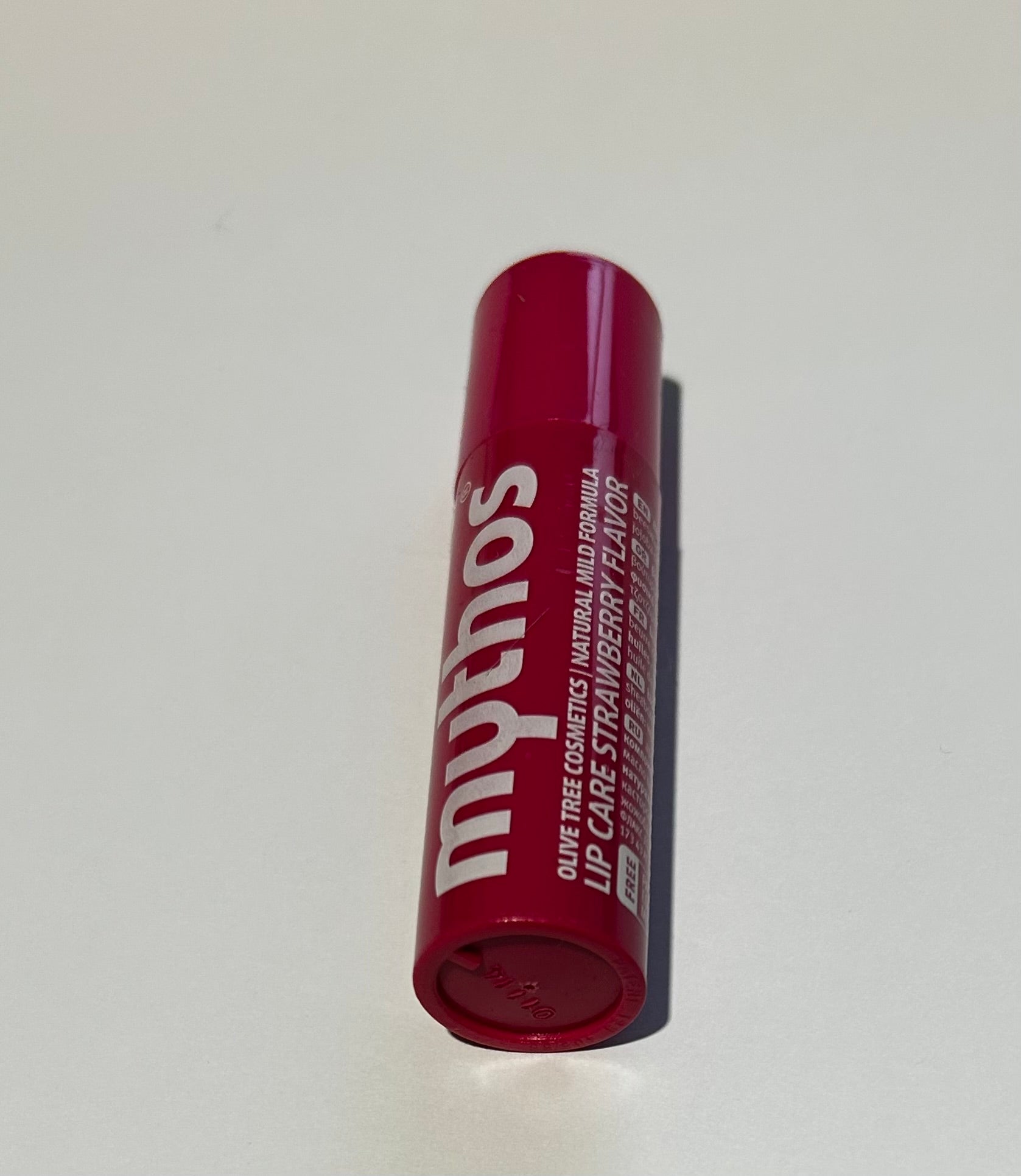 mythos lip care strawberry flavor