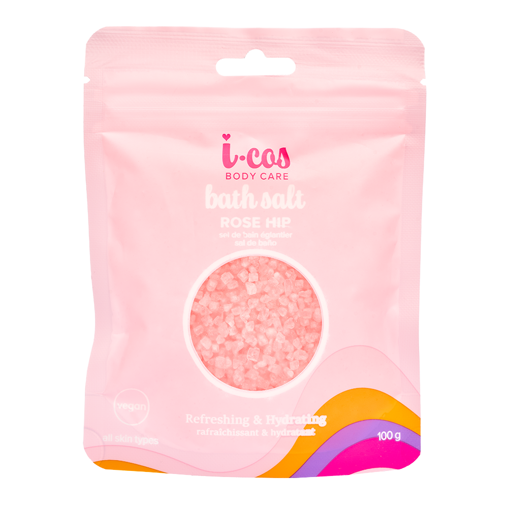 I-Cos Bath Salt - Rose Hip acid - 100g