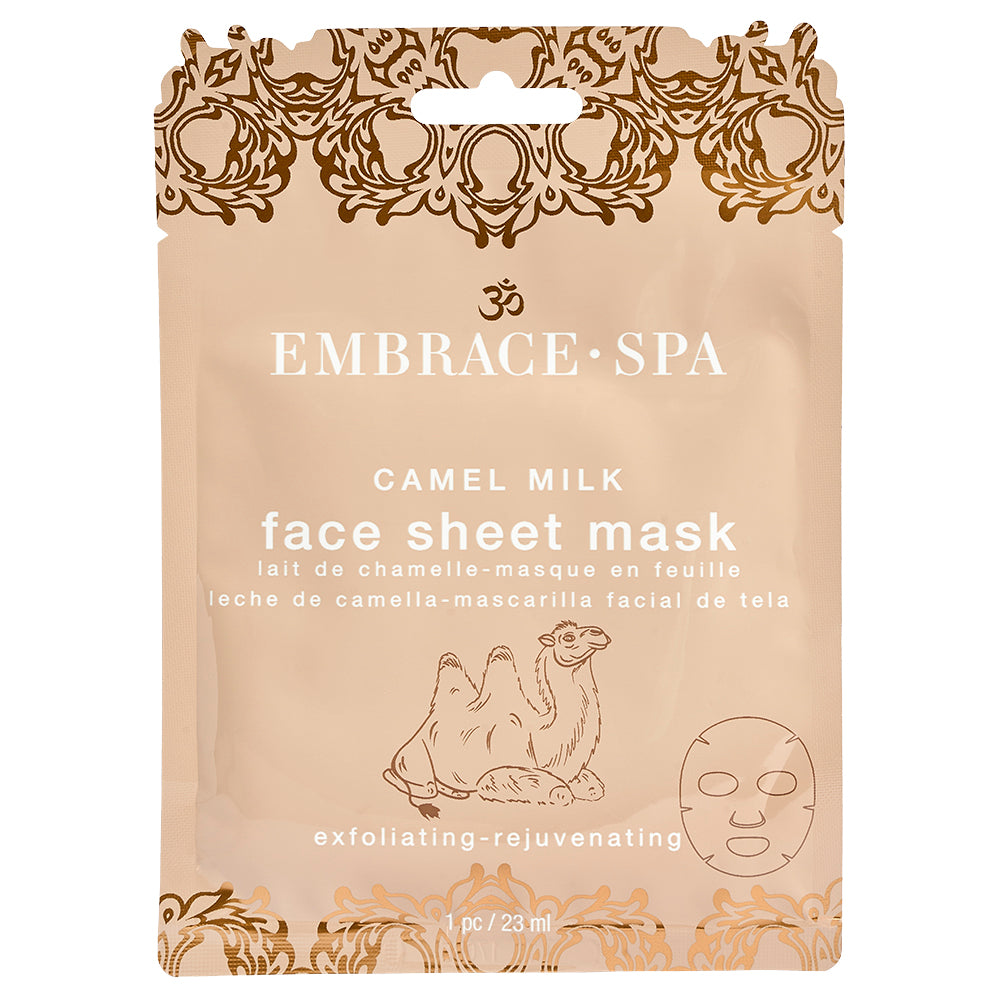 Embrace-Spa Face Sheet Mask - Camel Milk