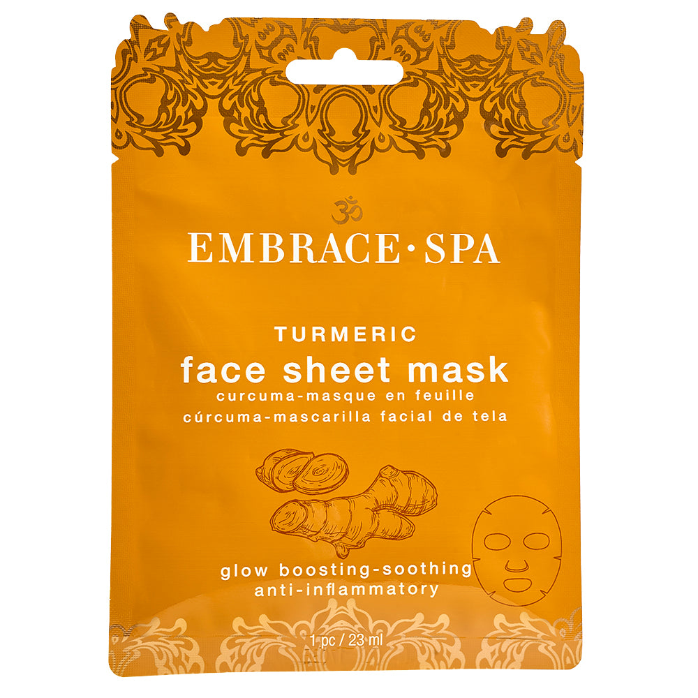 Embrace-Spa Face Sheet Mask - Turmeric