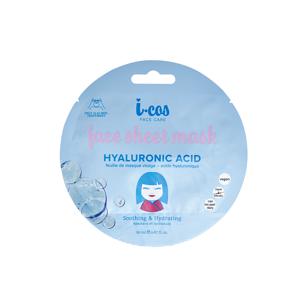 I-Cos Face Sheet Mask - Hyaluronic Acid