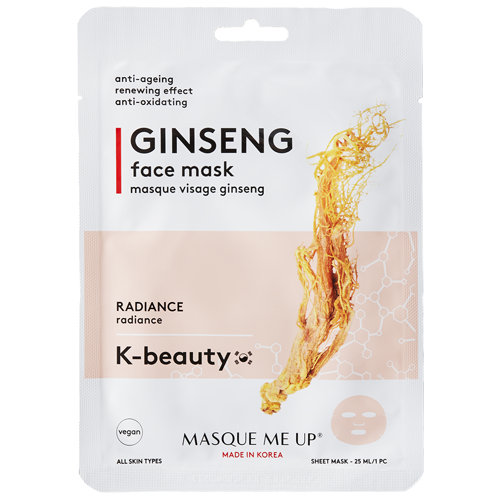 Masque Me Up Ginsing face mask