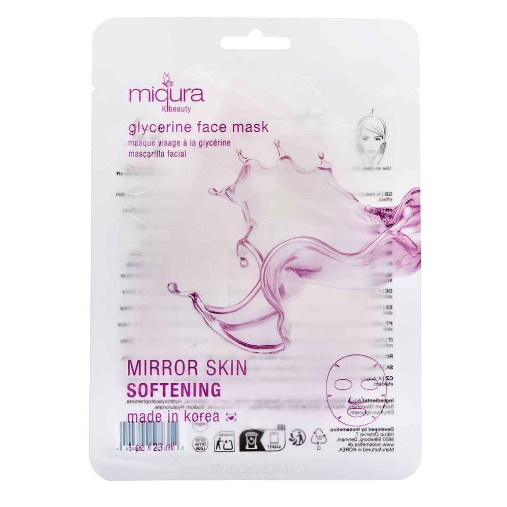 Miqura K-beauty - glycerine face mask