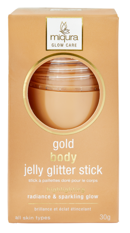 Miqura jelly glitter stick - Gold