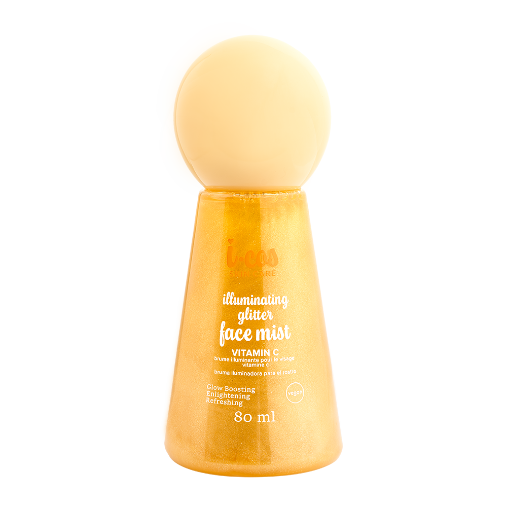 I-cos Illuminationg Glitter Face Mist - Vitamin C - 80 ml