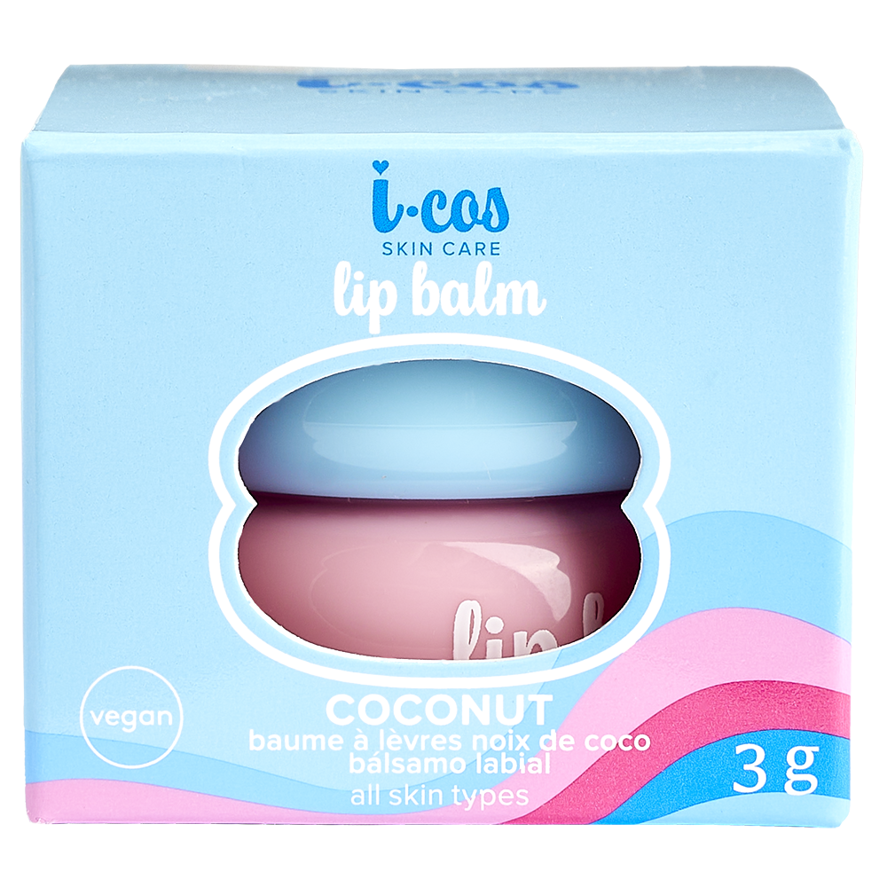 I-Cos  Lip Balm - Coconut - 3 g