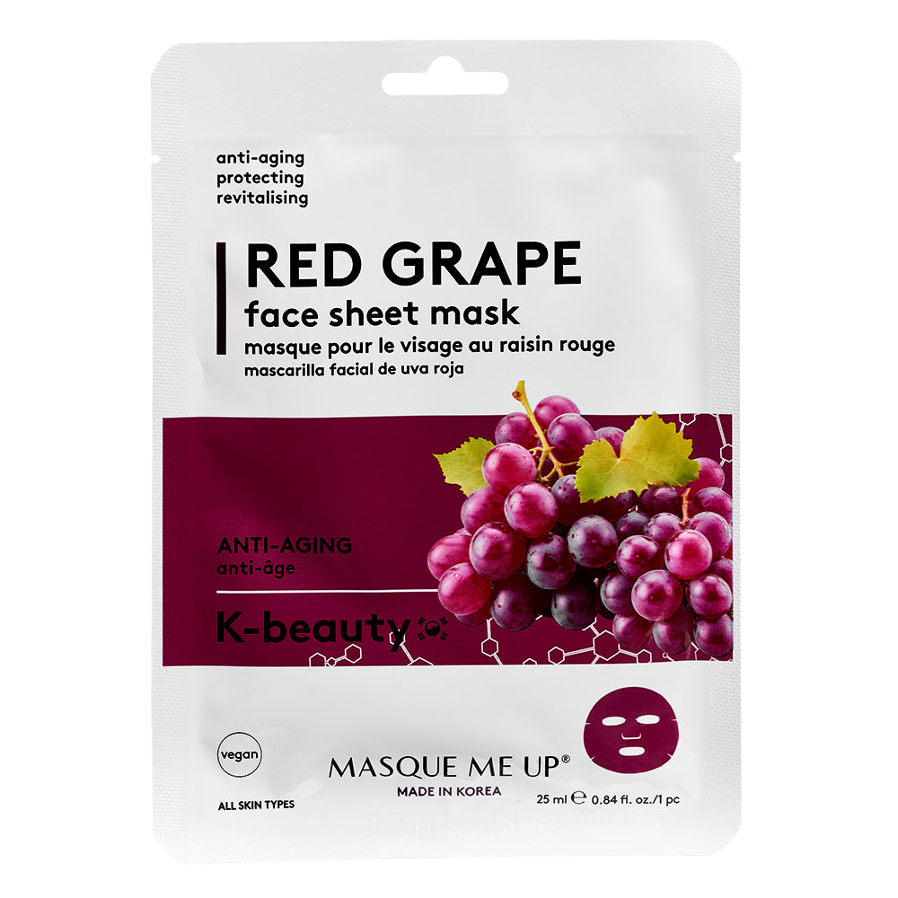 Masque Me Up Red Grape Face Mask
