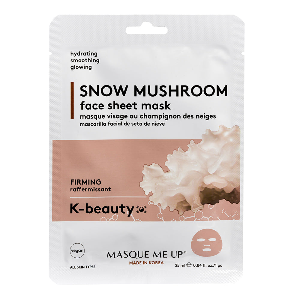 Masque Me Up Snow Mushroom Face Mask