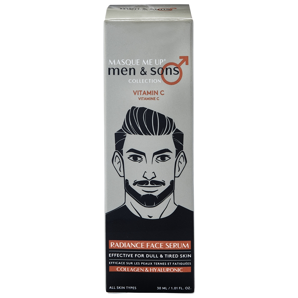 men and sons face serum