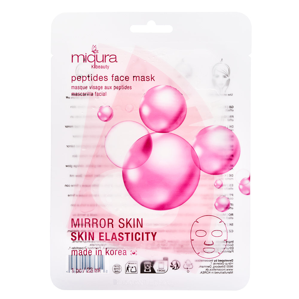 Miqura K-beauty - peptides face mask