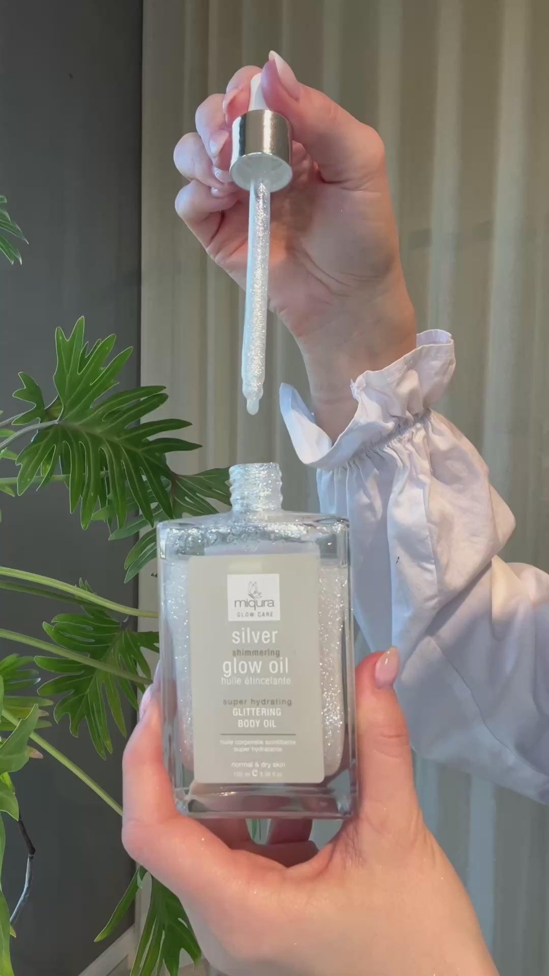 Miqura Silver Shimmering Glow Oil