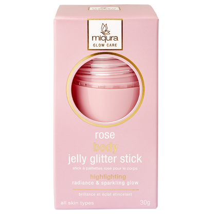 Miqura Body Jelly Glitter Stick - Rose
