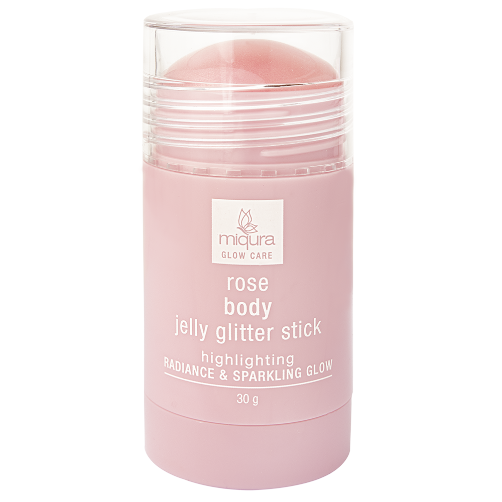 Miqura Body Jelly Glitter Stick - Rose