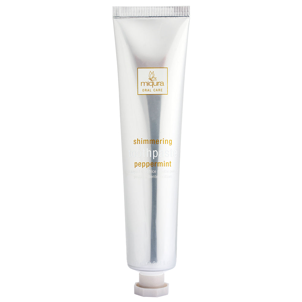 Miqura Shimmering Toothpaste - Peppermint - 75 ml