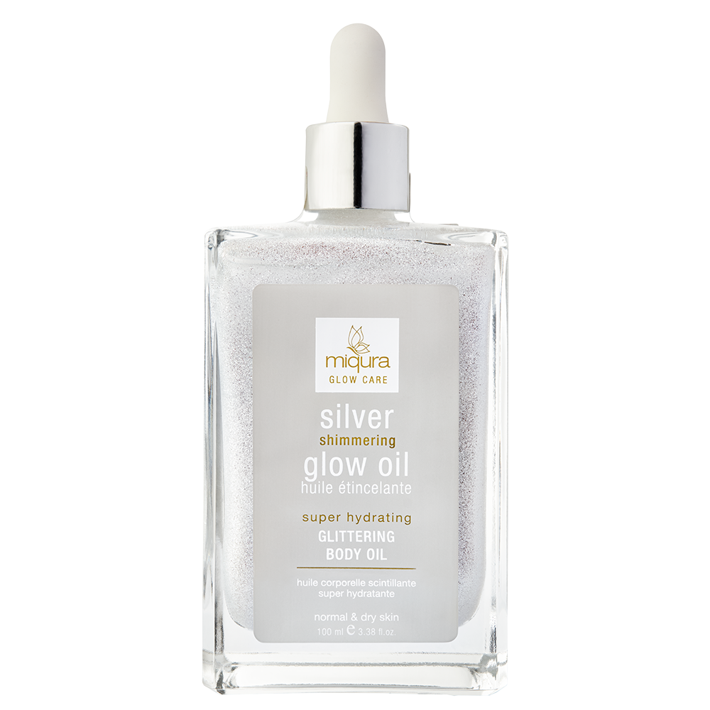 Miqura silver shimmering glow oil