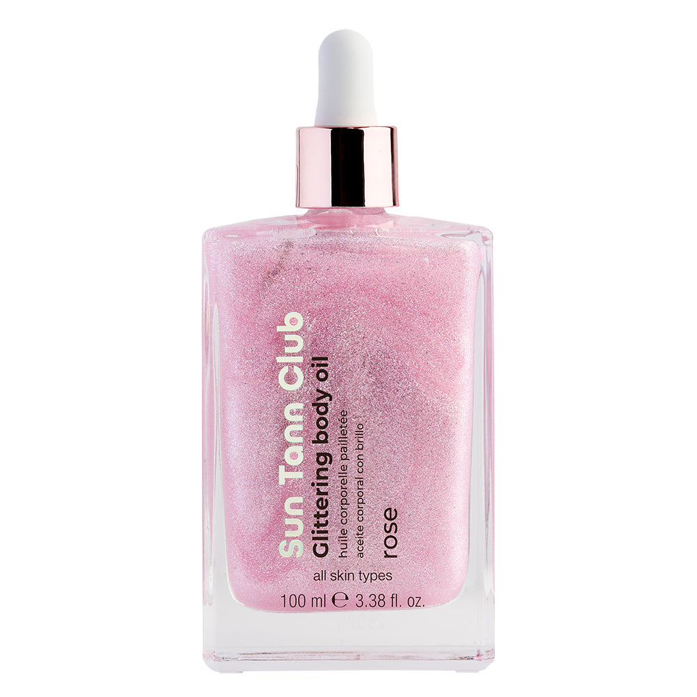 Glittering body oil - Rose - 100 ml