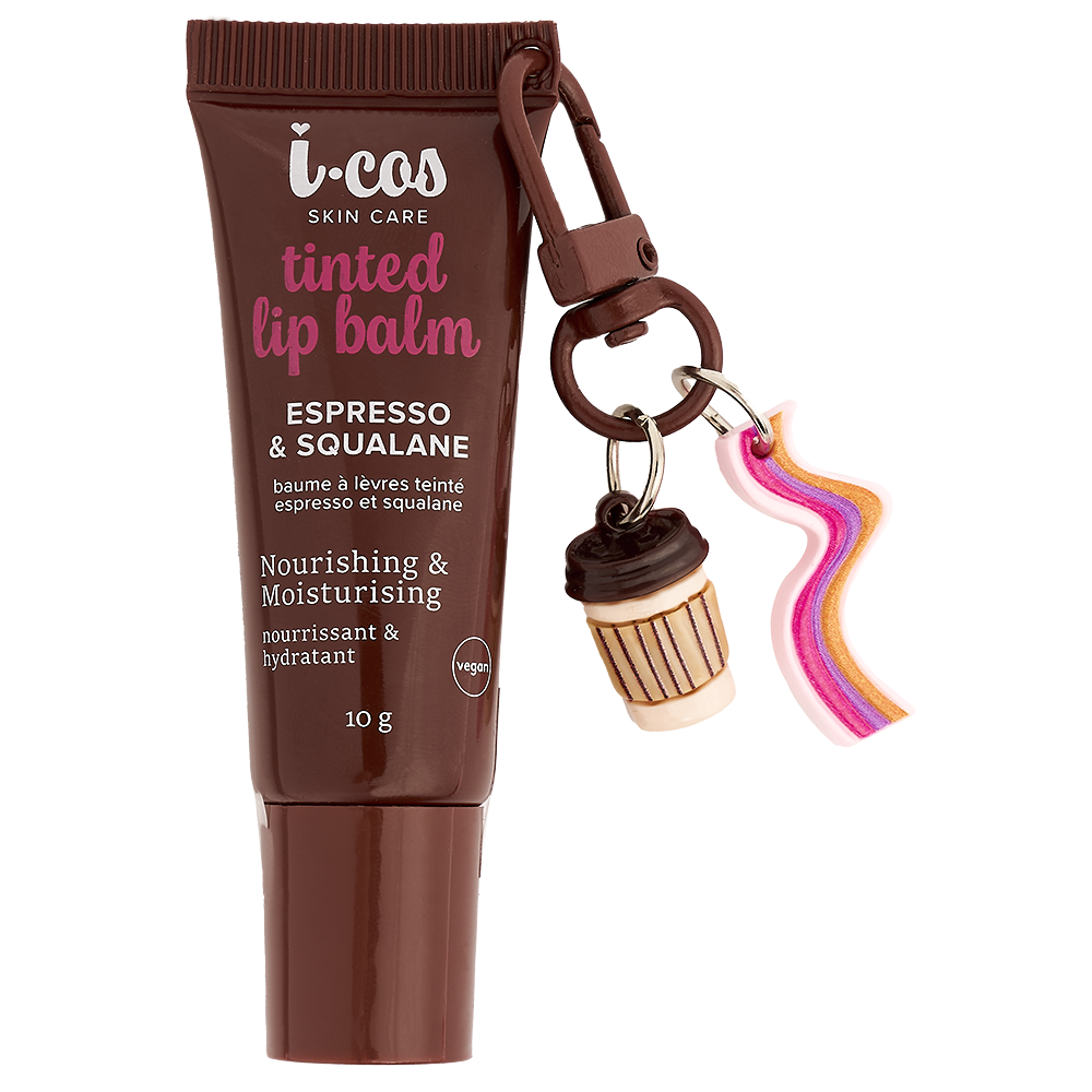 I-Cos Tinted Lip Balm - Espresso med charm - 10 g