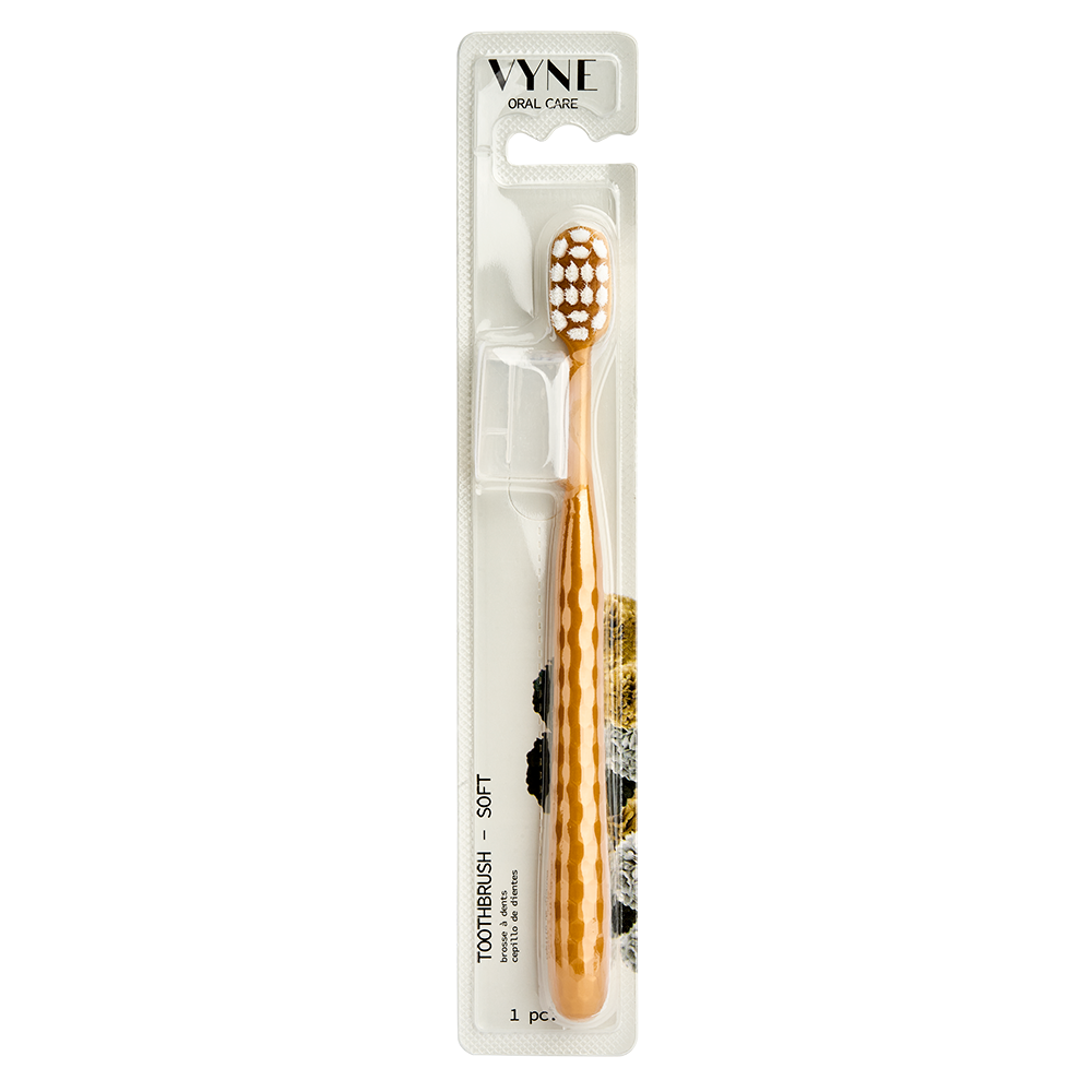 Oral Care Toothbrush - Gold - 1 pc