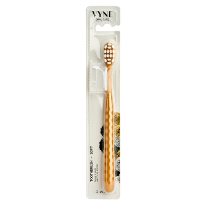 Oral Care Toothbrush - Gold - 1 pc