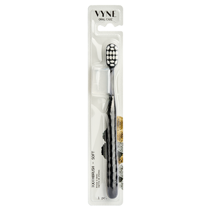 Oral Care Toothbrush - Black - 1 pc